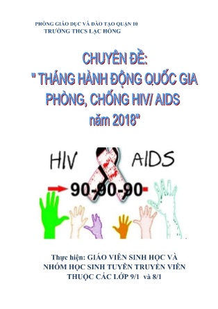 Chuyên đề Tháng hành động quốc gia phòng, chống HIV AIDS năm 2018