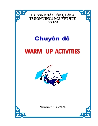 Chuyên đề Warm up Activities