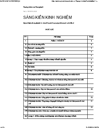 Sáng kiến kinh nghiệm Một số biện pháp giúp trẻ 5-6 tuổi học tốt hoạt động làm quen với chữ cái